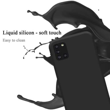 Samsung Galaxy A31 Skal Fodral Case (Svart)