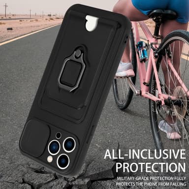 iPhone 13 PRO MAX Skal Fodral (Svart)
