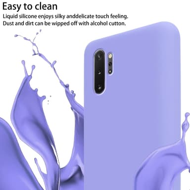 Samsung Galaxy NOTE 10 PLUS Skal Fodral Kedja (Lila)