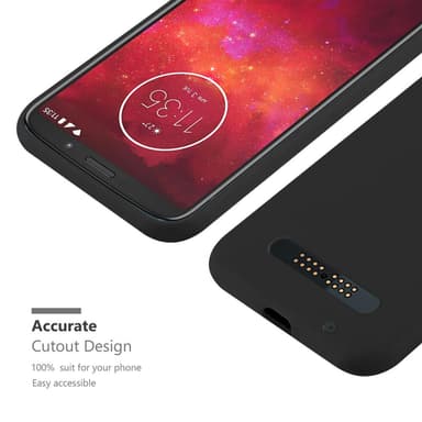 Skal Motorola MOTO Z3 PLAY Fodral Case (Svart)