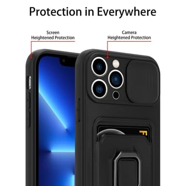 iPhone 13 PRO MAX Skal Fodral (Svart)