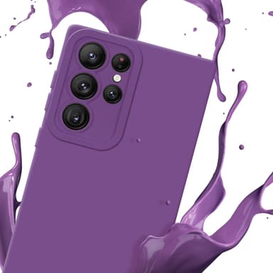 Samsung Galaxy S22 ULTRA Skal Fodral Case (Lila)