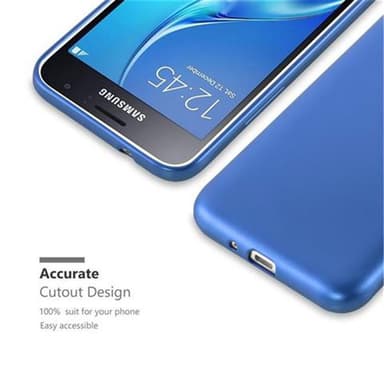 Skal Samsung Galaxy J1 2015 Fodral Case (Blå)
