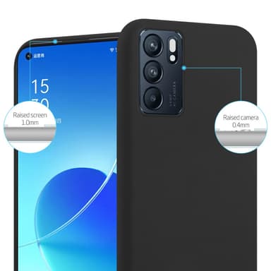 Skal Oppo Reno6 5G Fodral Case (Svart)