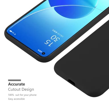 Skal Oppo Reno6 5G Fodral Case (Svart)
