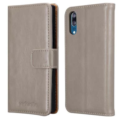 Huawei P20 Plånboksfodral Skal (Brun)