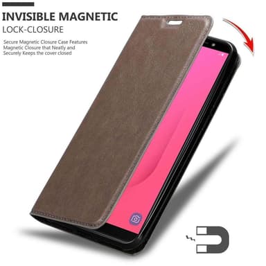 Samsung Galaxy J8 2018 Skal Fodral Case (Brun)