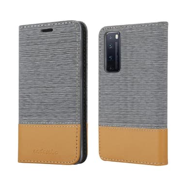Huawei NOVA 7 PRO 5G Plånboksfodral Skal (Grå)