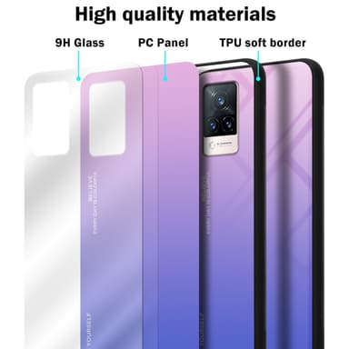 Vivo V21 4G / 5G Skal Fodral Case (Svart)