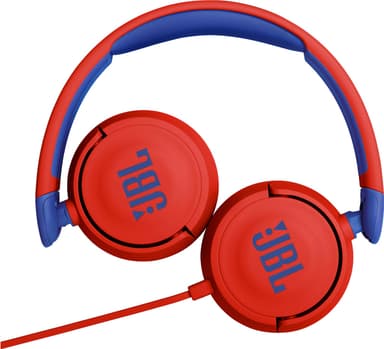 JBL Jr. 310 on-ear hörlurar (röd)