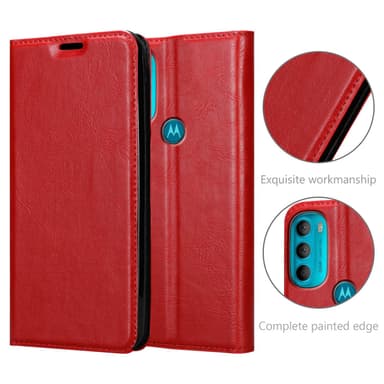 Motorola MOTO G71 5G Skal Fodral Case (Röd)
