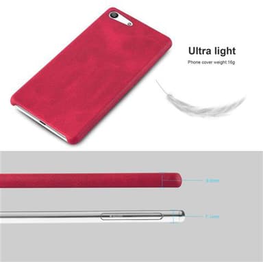 Sony Xperia M5 Skal Fodral Case (Röd)