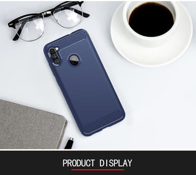 Samsung Galaxy A11 / M11 Skal Fodral Case (Blå)