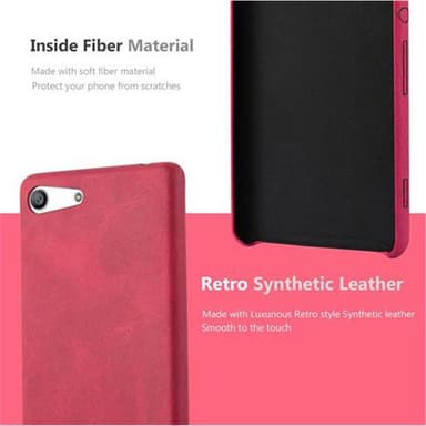 Sony Xperia M5 Skal Fodral Case (Röd)