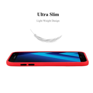 Skal Samsung Galaxy A7 2017 Fodral Case (Röd)