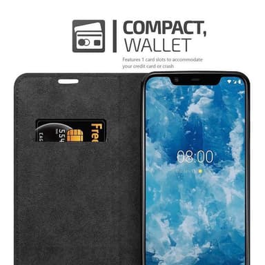 Nokia 7.1 PLUS / X7 Skal Fodral Case (Röd)