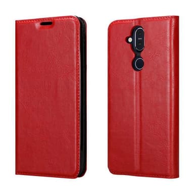 Nokia 7.1 PLUS / X7 Skal Fodral Case (Röd)