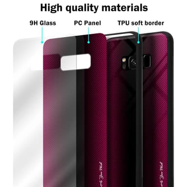 Samsung Galaxy S8 Skal Fodral Case (Rosa)