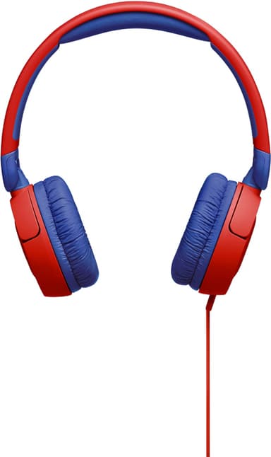 JBL Jr. 310 on-ear hörlurar (röd)