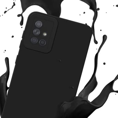 Samsung Galaxy A71 4G Skal Fodral Case (Svart)