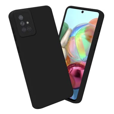 Samsung Galaxy A71 4G Skal Fodral Case (Svart)