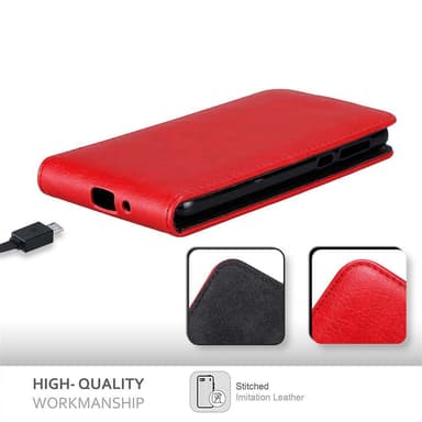 Nokia 2 2017 Flipfodral Skal (Röd)