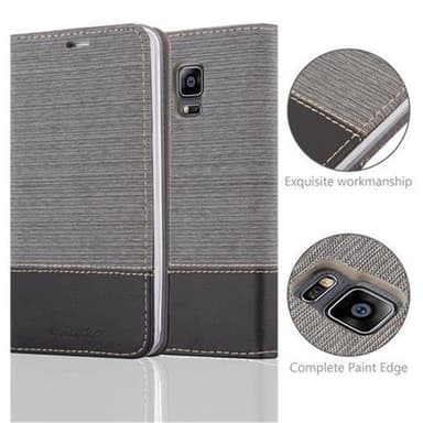 Samsung Galaxy NOTE EDGE Plånboksfodral Skal (Grå)