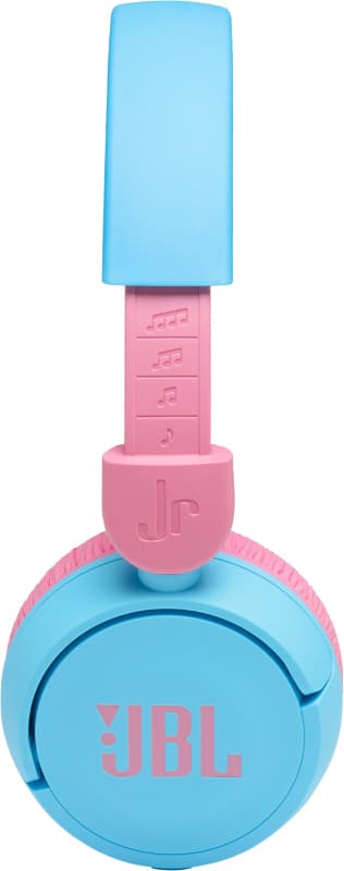 JBL Jr. 310BT trådlösa on-ear hörlurar (blå/rosa)