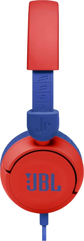 JBL Jr. 310 on-ear hörlurar (röd)