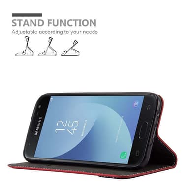Samsung Galaxy J3 2017 Skal Fodral Case (Röd)