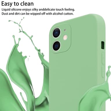 iPhone 12 MINI Skal Fodral Kedja (Grön)