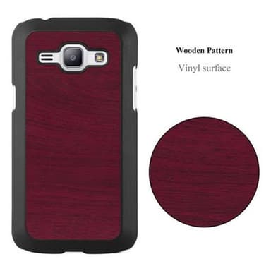 Samsung Galaxy J1 2015 Skal Fodral Case (Röd)