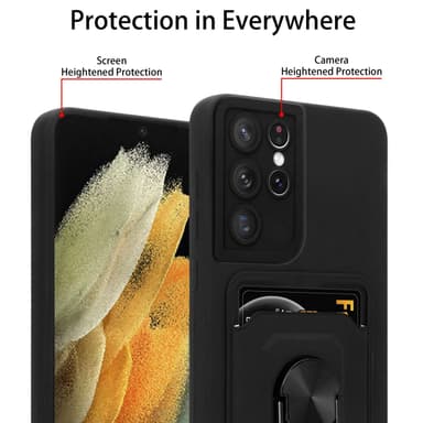 Samsung Galaxy S21 ULTRA Skal Fodral (Svart)
