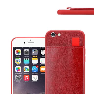 Skal iPhone 6 / 6S Fodral Case (Röd)