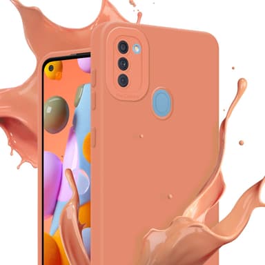 Samsung Galaxy A11 / M11 Skal Fodral Case (Orange)