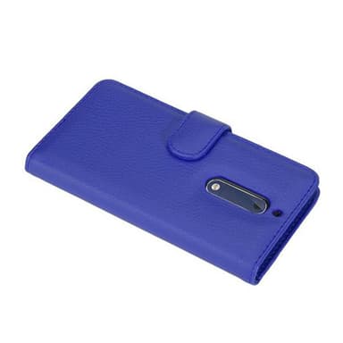Nokia 5 2017 Plånboksfodral Skal (Blå)