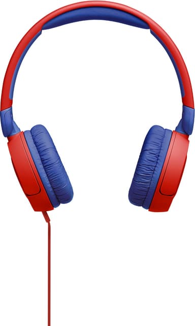 JBL Jr. 310 on-ear hörlurar (röd)