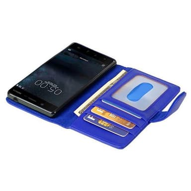 Nokia 5 2017 Plånboksfodral Skal (Blå)