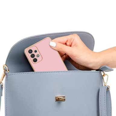 Samsung Galaxy A32 5G Skal Fodral Case (Rosa)