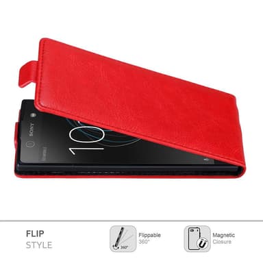 Sony Xperia XA1 Flipfodral Skal (Röd)