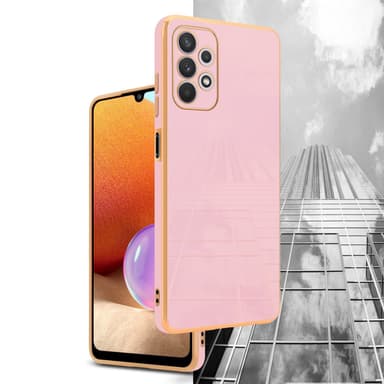 Samsung Galaxy A32 5G Skal Fodral Case (Rosa)