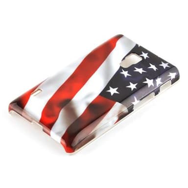 LG OPTIMUS L7 II Skal Fodral Case (Röd)