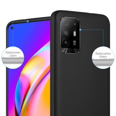 Skal Oppo A94 5G Fodral Case (Svart)