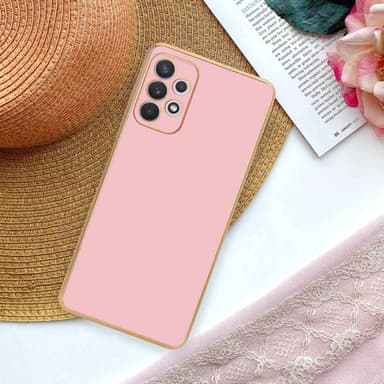 Samsung Galaxy A32 5G Skal Fodral Case (Rosa)
