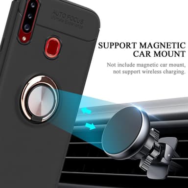 Samsung Galaxy A20s Skal Fodral Case (Svart)