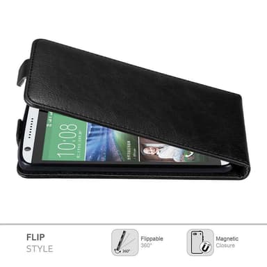 HTC Desire 820 Flipfodral Skal (Svart)