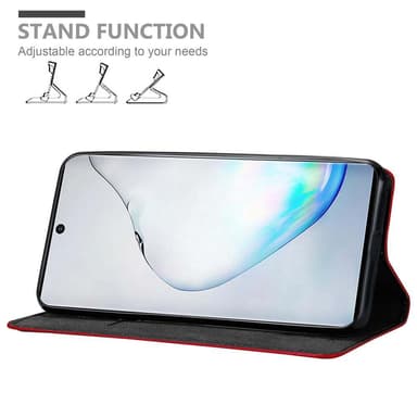 Samsung Galaxy NOTE 10 Skal Fodral Case (Röd)