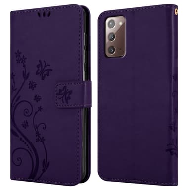 Samsung Galaxy NOTE 20 Plånboksfodral Skal (Lila)