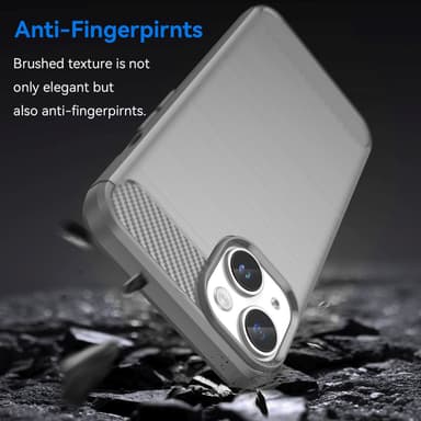 iPhone 14 Skal Fodral Case (Grå)
