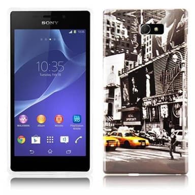 Sony Xperia M2 / M2 AQUA Skal Fodral Case (Grå)